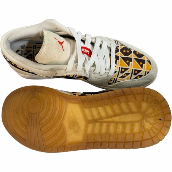 Air Jordan 1 Low Quai 54 2020 CZ4155-100 Sail Brown Mens 11.5 - Picture 8 of 8